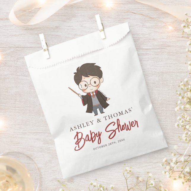 Sachets En Papier Baby shower Harry Potter simple (Coupé)