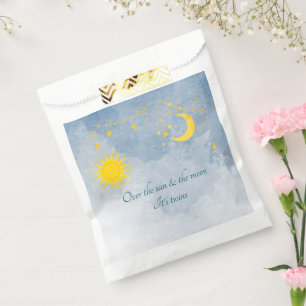 Sachets En Papier Baby shower jumeau - Au-dessus du soleil et de la