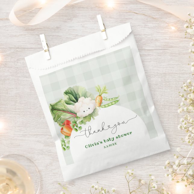 Sachets En Papier Baby shower local merci (Coupé)