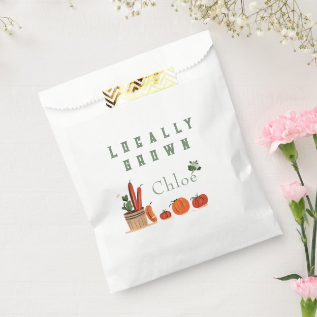Sachets En Papier Baby shower marché fermier  (Scellé)