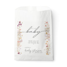 Baby shower Merci Fleur sauvage Boho Beige