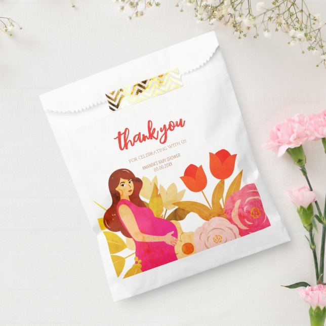 Sachets En Papier Baby Shower pour future maman (Scellé)