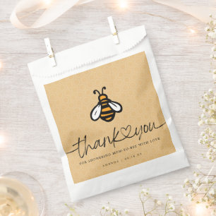 Sachets En Papier Baby-Shower pour future maman moderne