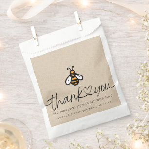 Sachets En Papier Baby-Shower pour future maman moderne