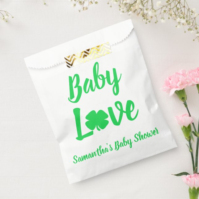 Sachets En Papier Baby shower Shamrock Baby Love (Scellé)