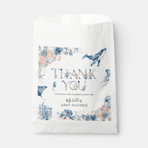 Sachets En Papier Baby shower sous-marin d'aquarelle enchanteur