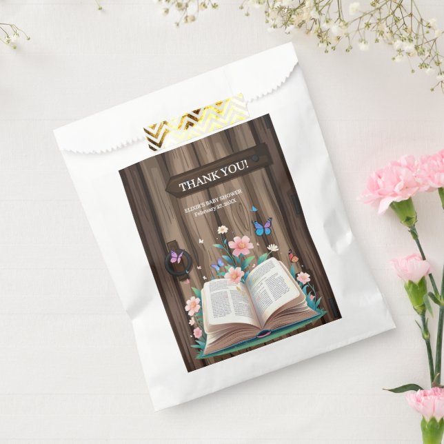 Sachets En Papier Baby shower Whimsical Rustic Storybook (Scellé)