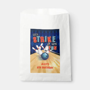 Sachets En Papier Bac Faveur pour l'anniversaire de Bowling - Garço