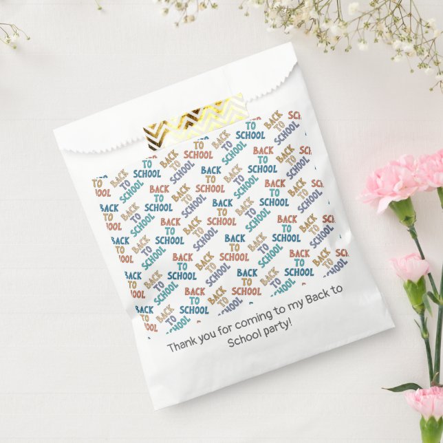 Sachets En Papier Back to school (Scellé)