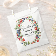 Baie en amour Baies Fraises Shower de mariage