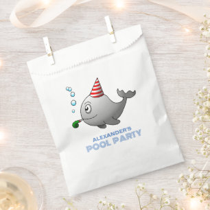 Sachets En Papier Baleine prête à faire la fête