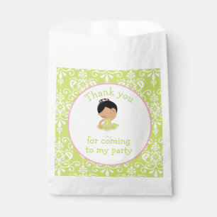 Sachets En Papier Ballerina afro-américaine mignonne 'Je suis allé à
