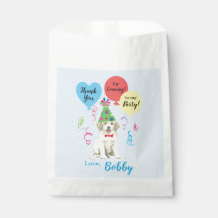 Sachets En Papier Balloons de fête d'anniversaire Great Pyrenees Fav