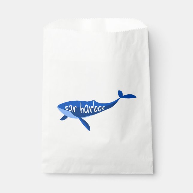 Sachets En Papier Bar Harbour Maine Whale (Devant)