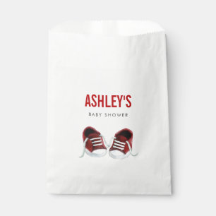 Sachets En Papier Basket Rouge Baby shower Favoriser Sac Treat Sacks