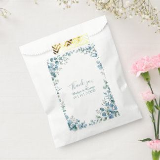 Sachets En Papier Bateau à voile côtier vintage bleu Mariage floral