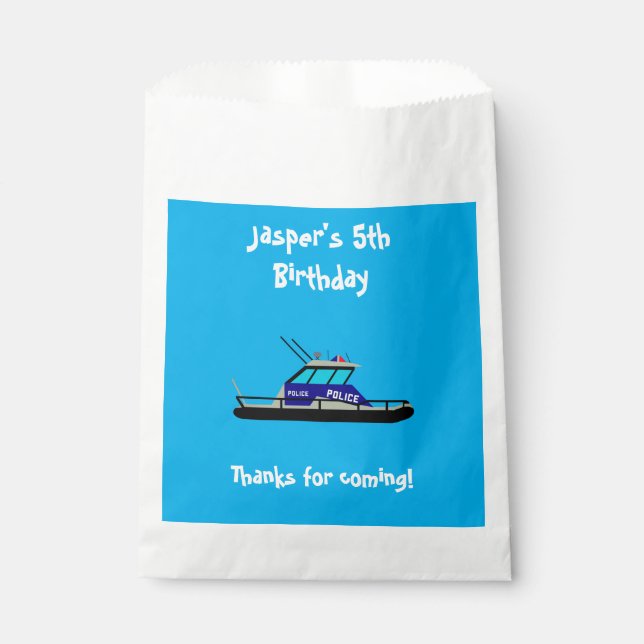 Sachets En Papier Bateau de patrouille (Devant)