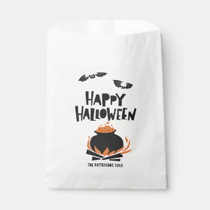 Sachets En Papier Bateaux et Cauldron Joyeux Halloween