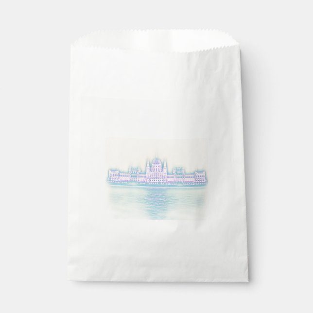 Sachets En Papier Bâtiment du Parlement de Budapest Hongrie (Devant)