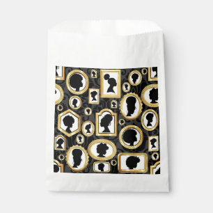 Sachets En Papier beauté africaine vintage damask cameo