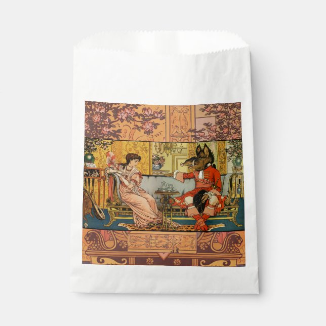 Sachets En Papier Beauté Beast Classic Fairy Tale Caractères (Devant)