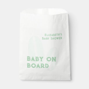 Sachets En Papier Bébé à bord du Baby shower d'aquarelle surf Beach