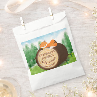 Sachets En Papier Bébé arrive Fée de la forêt Bébé Renard Baby Showe