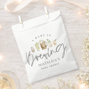 Sachets En Papier bébé brasse de l'aquarelle baby shower élégant