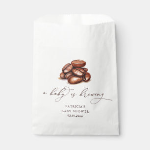 Sachets En Papier Bébé brasse du café Baby shower neutre pour le gen