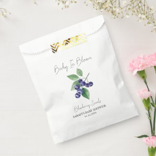 Sachets En Papier Bébé dans le Baby shower de graines de bleuet en f