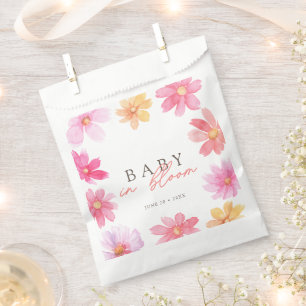 Sachets En Papier Bébé d'été en fleurs Fleur sauvage floral