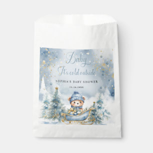 Sachets En Papier Bébé Il fait froid à l'extérieur de l'hiver Ours c