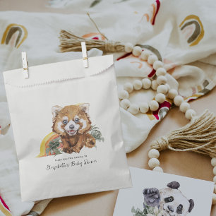 Sachets En Papier Bébés Animaux de la Jungle Tropicale Baby Shower