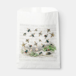 Sachets En Papier Bee Honey Travailleur Queen Bees Antique