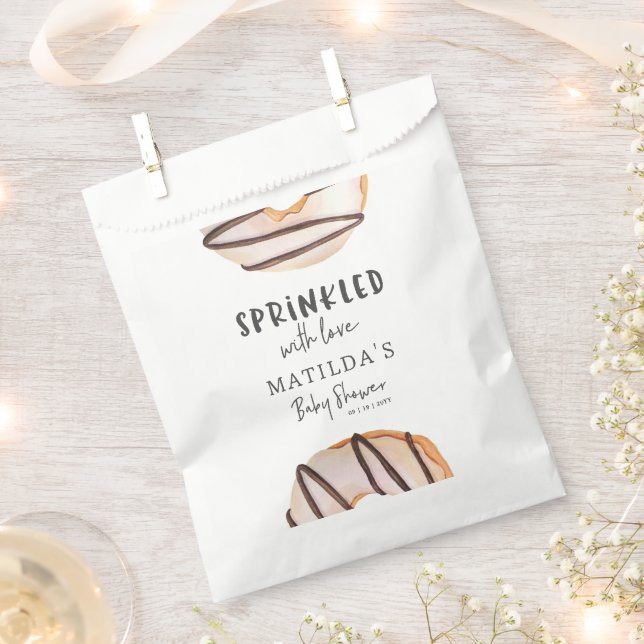 Sachets En Papier beige beige baby shower naturel accueil mignon (Coupé)