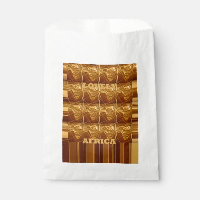 Sachets En Papier Belle Afrique (Devant)
