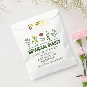 Sachets En Papier Belle fête de produits de soins de la peau de Spa