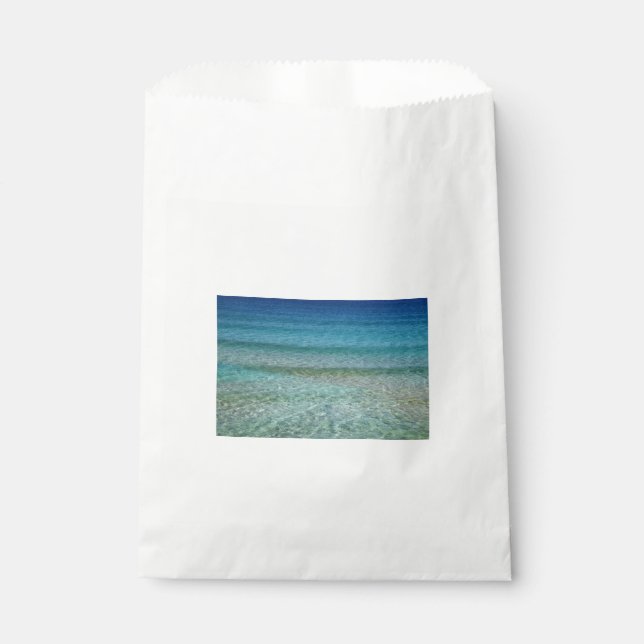 Sachets En Papier Belle plage de sable (Devant)