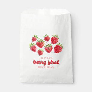 Sachets En Papier Berry fraise Premier anniversaire
