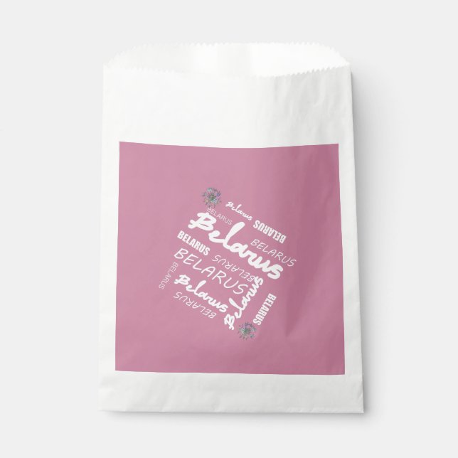 Sachets En Papier Biélorussie Fleur nationale de maïs (Devant)