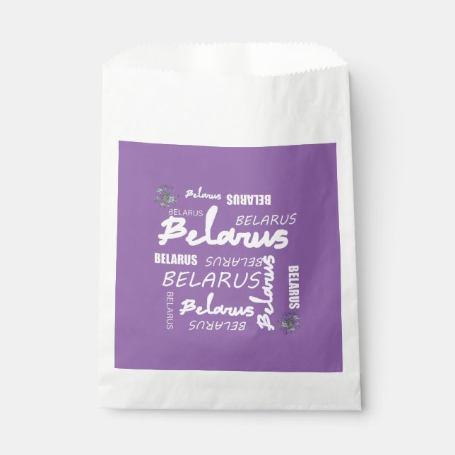 Sachets En Papier Biélorussie Fleur nationale de maïs (Devant)