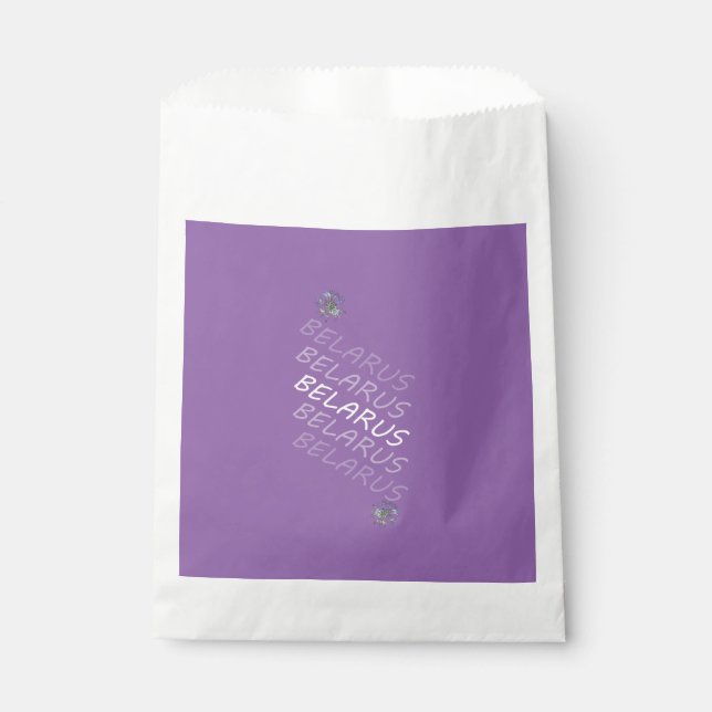 Sachets En Papier Biélorussie Fleur nationale de maïs (Devant)