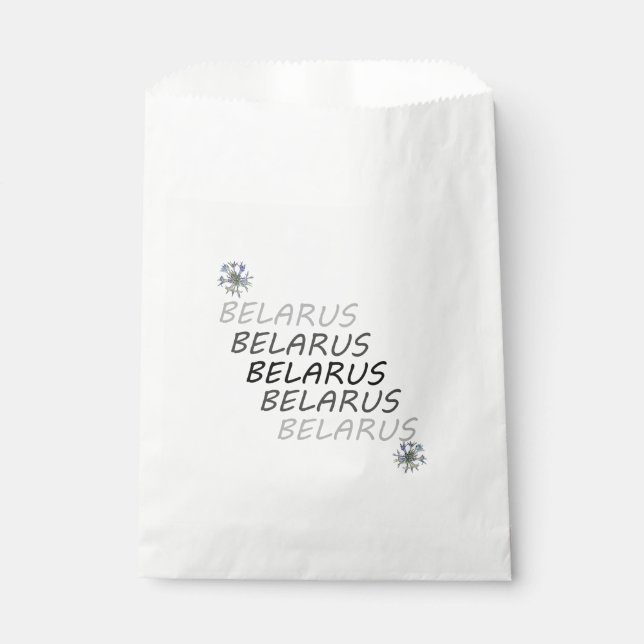 Sachets En Papier Biélorussie Fleur nationale de maïs (Devant)