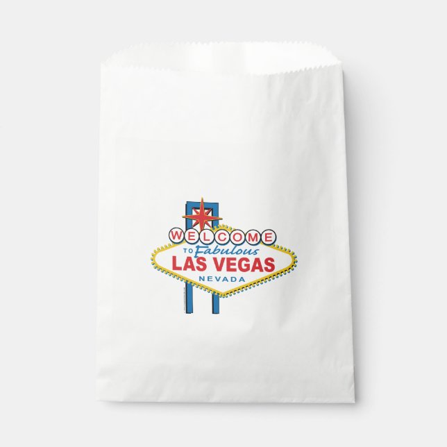 Sachets En Papier Bienvenue à Las Vegas (Devant)