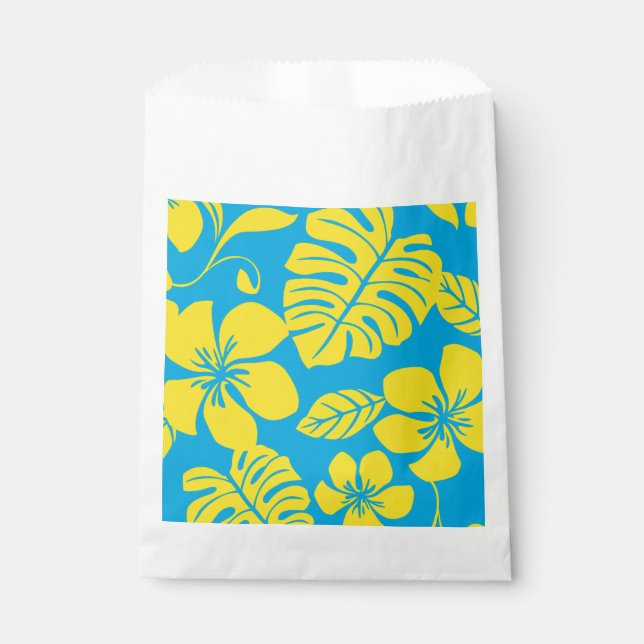 SACHETS EN PAPIER BIKINI ROSE (BLEU/JAUNE) (Devant)