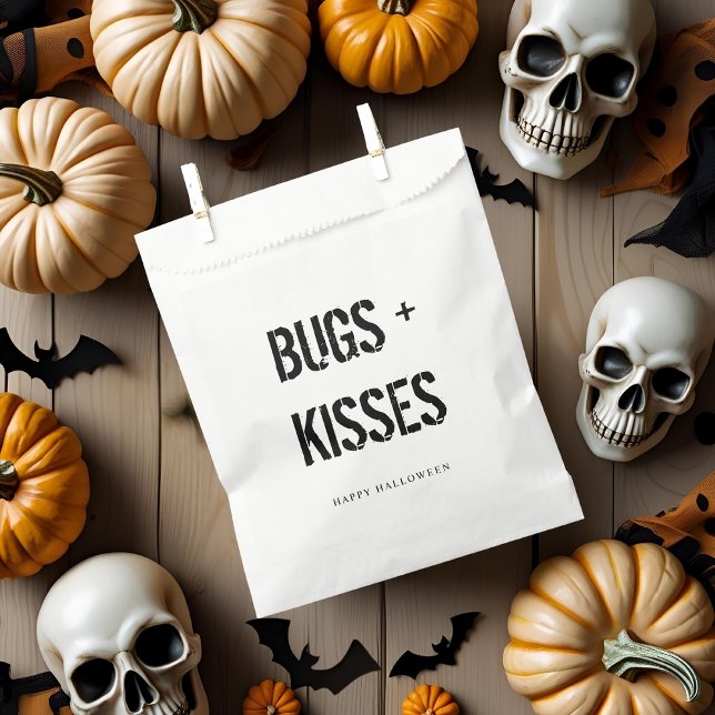 Sachets En Papier Bisous et Bisous Halloween (Créateur téléchargé)