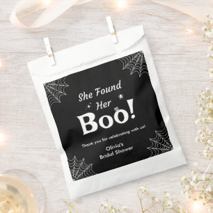 Sachets En Papier Black Elle A Trouvé Sa Fête des mariées Boo Hallow