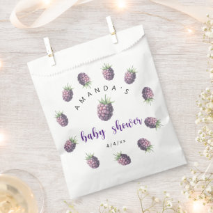 Sachets En Papier Blackberries - Baby shower
