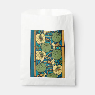 Sachets En Papier Bleu jaune Nasturtium Fleur Nouveau Motif