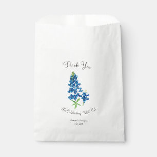 Sachets En Papier Bluebonnet Merci